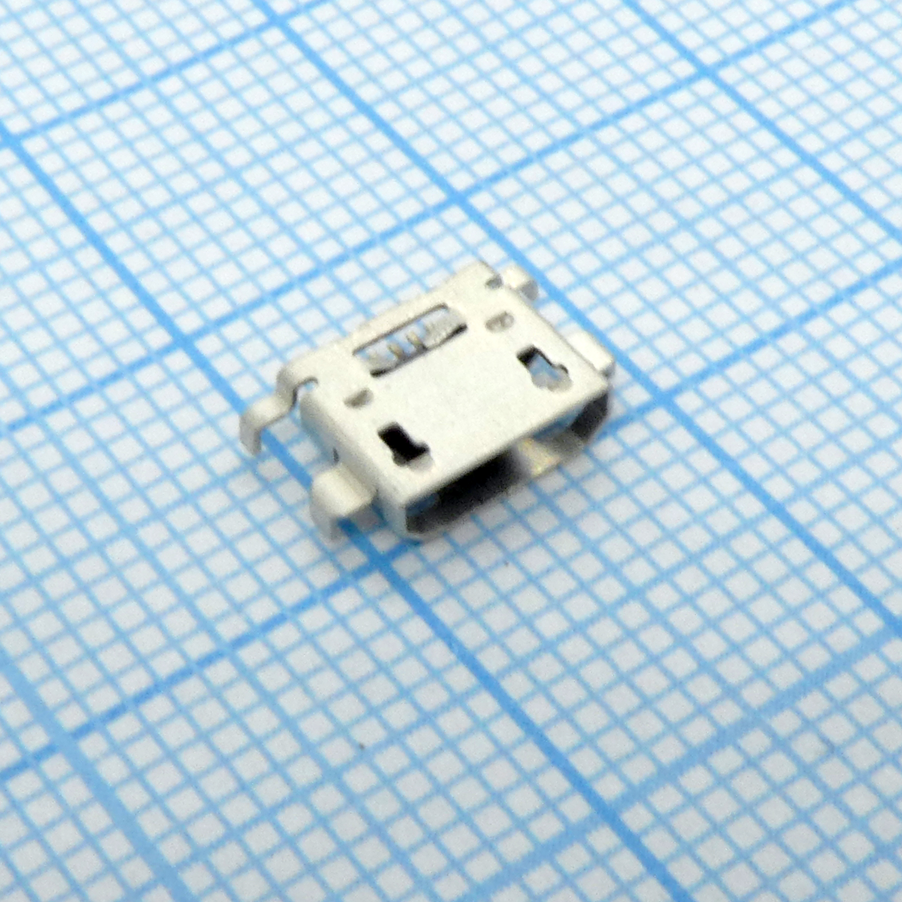 microUSB 5BF1 в разрез платы - .