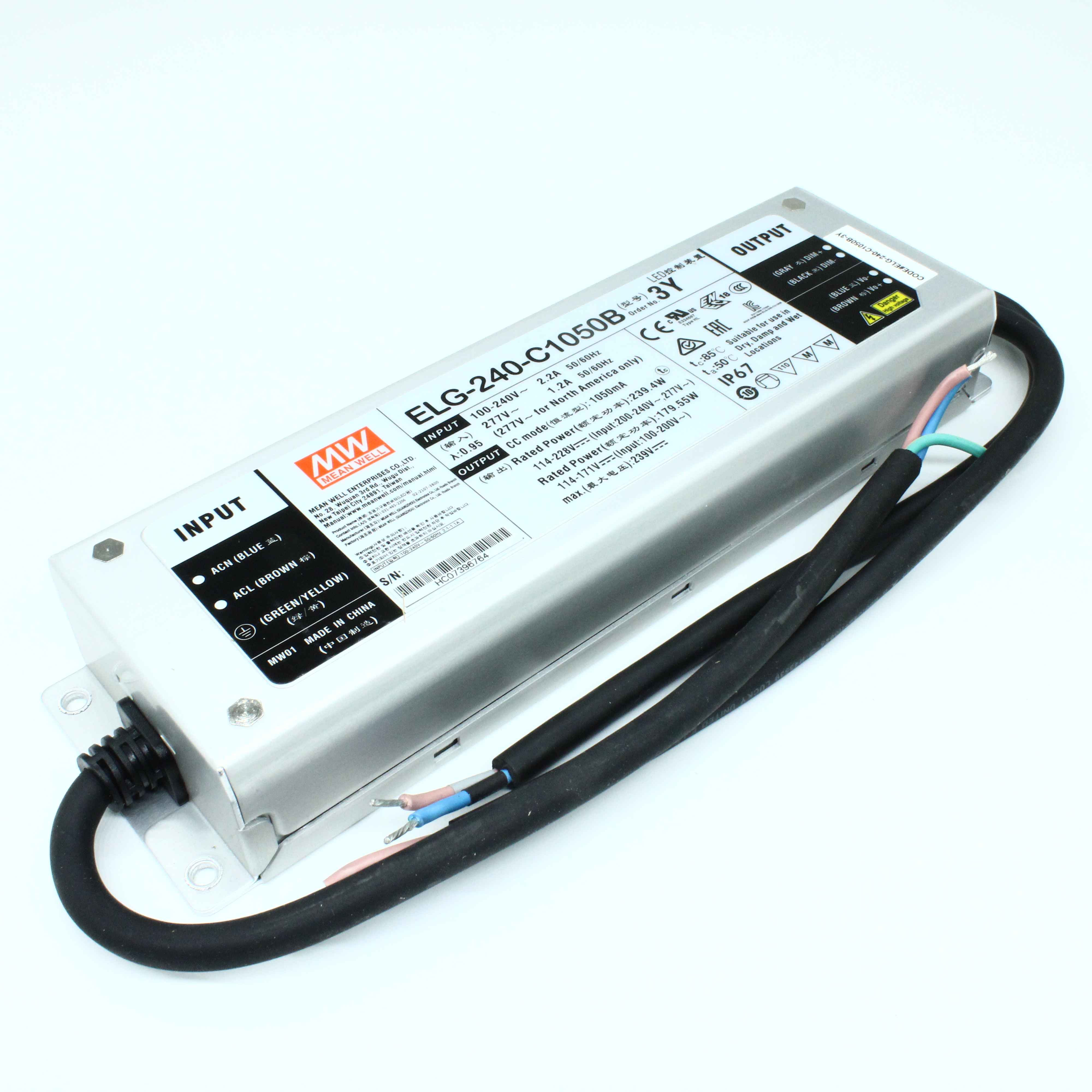 ELG-240-C1050B-3Y - Mean Well