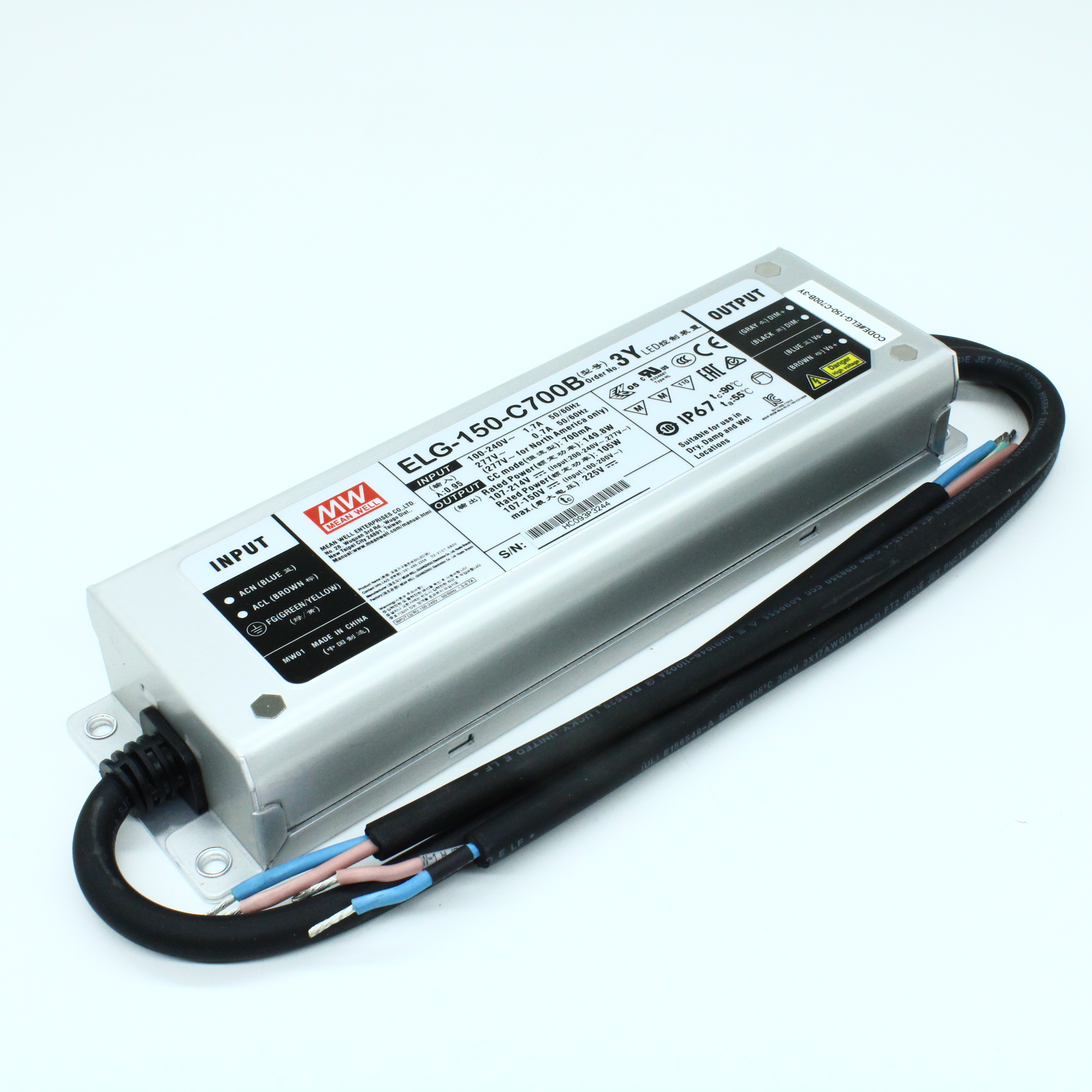 ELG-150-C700B-3Y - Mean Well