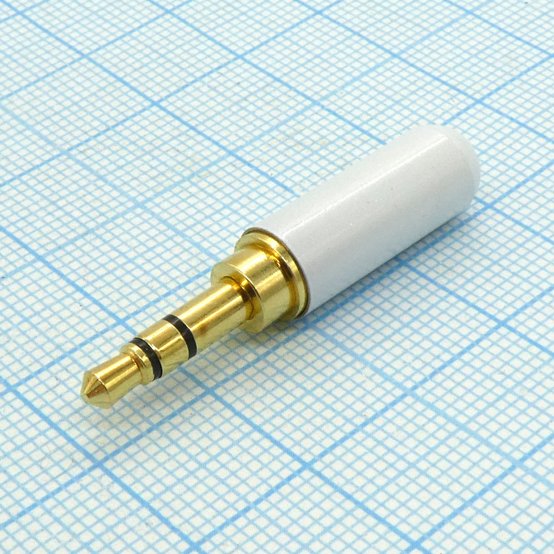 TRS 3.5W (mini plug) штекер металл мини - .