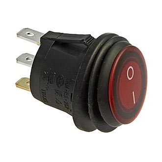 SB040-12V RED IP65 ON-OFF Ф20.2MM - RUICHI