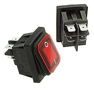 SB091-12V IP65 ON-OFF 22X30MM - RUICHI