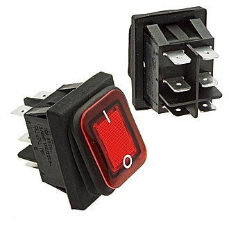 SB091-12V IP65 ON-ON 22X30MM - RUICHI