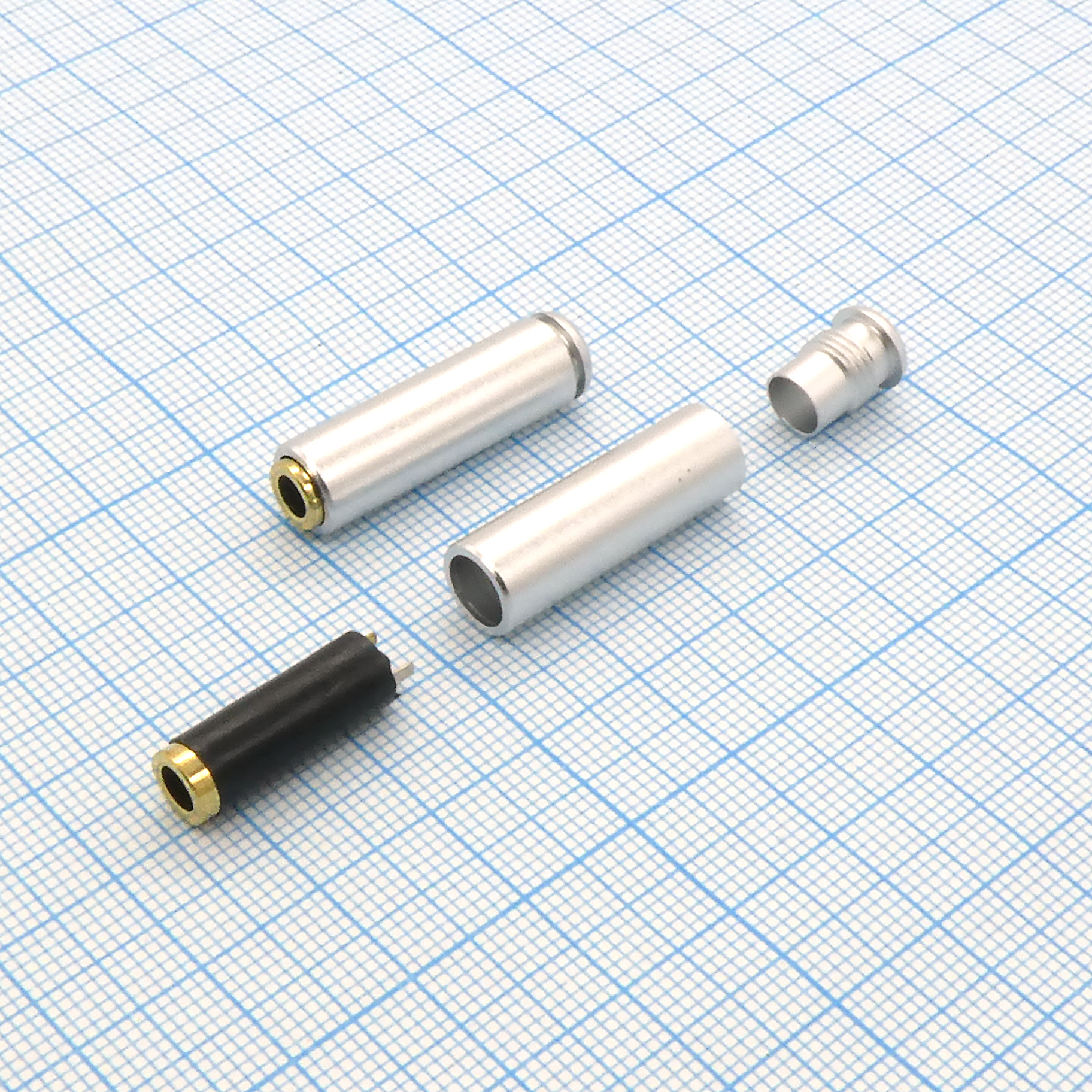TRS 3.5S (mini  jack) гнездо кабельное - .