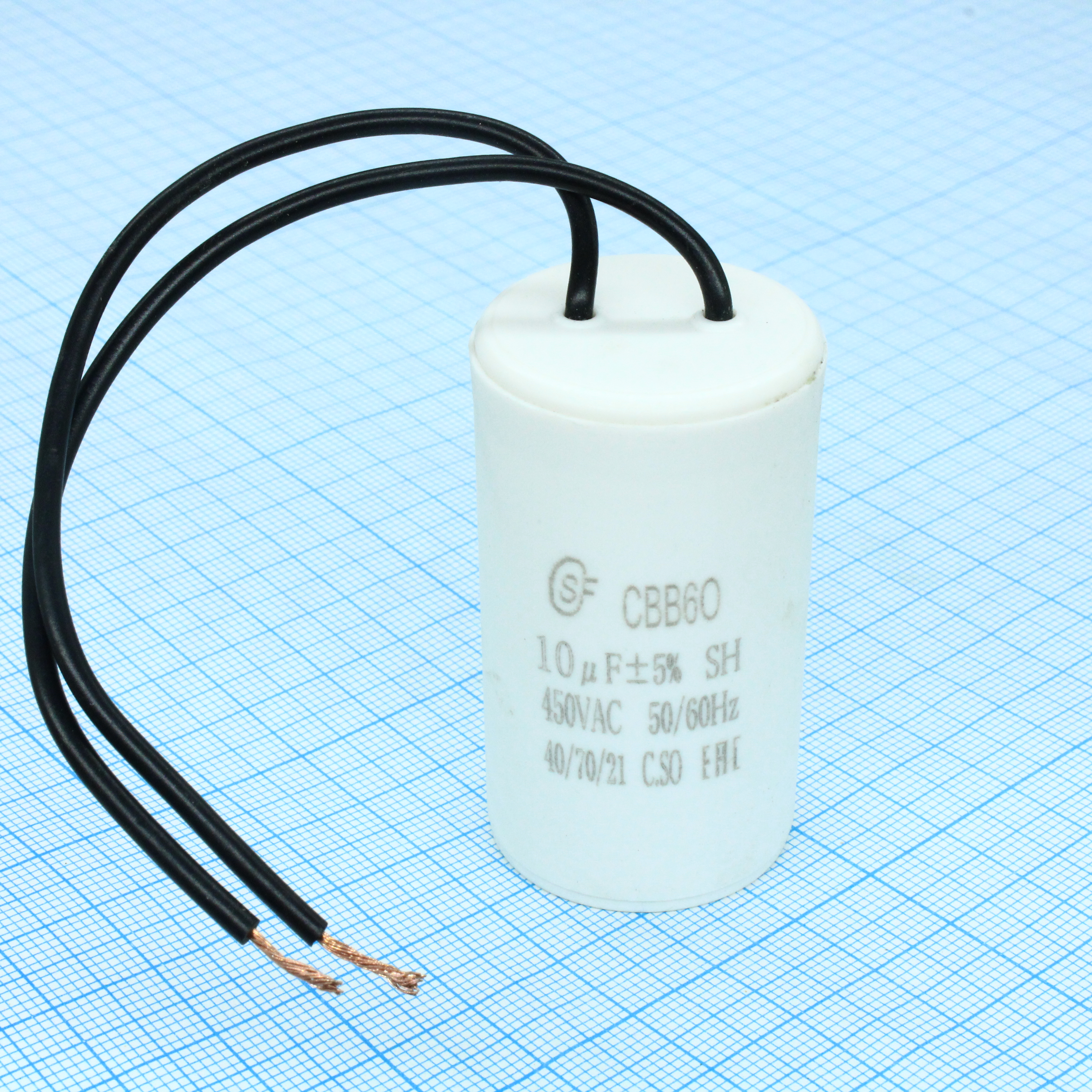 CBB60  10UF  450V WIRE - SAIFU