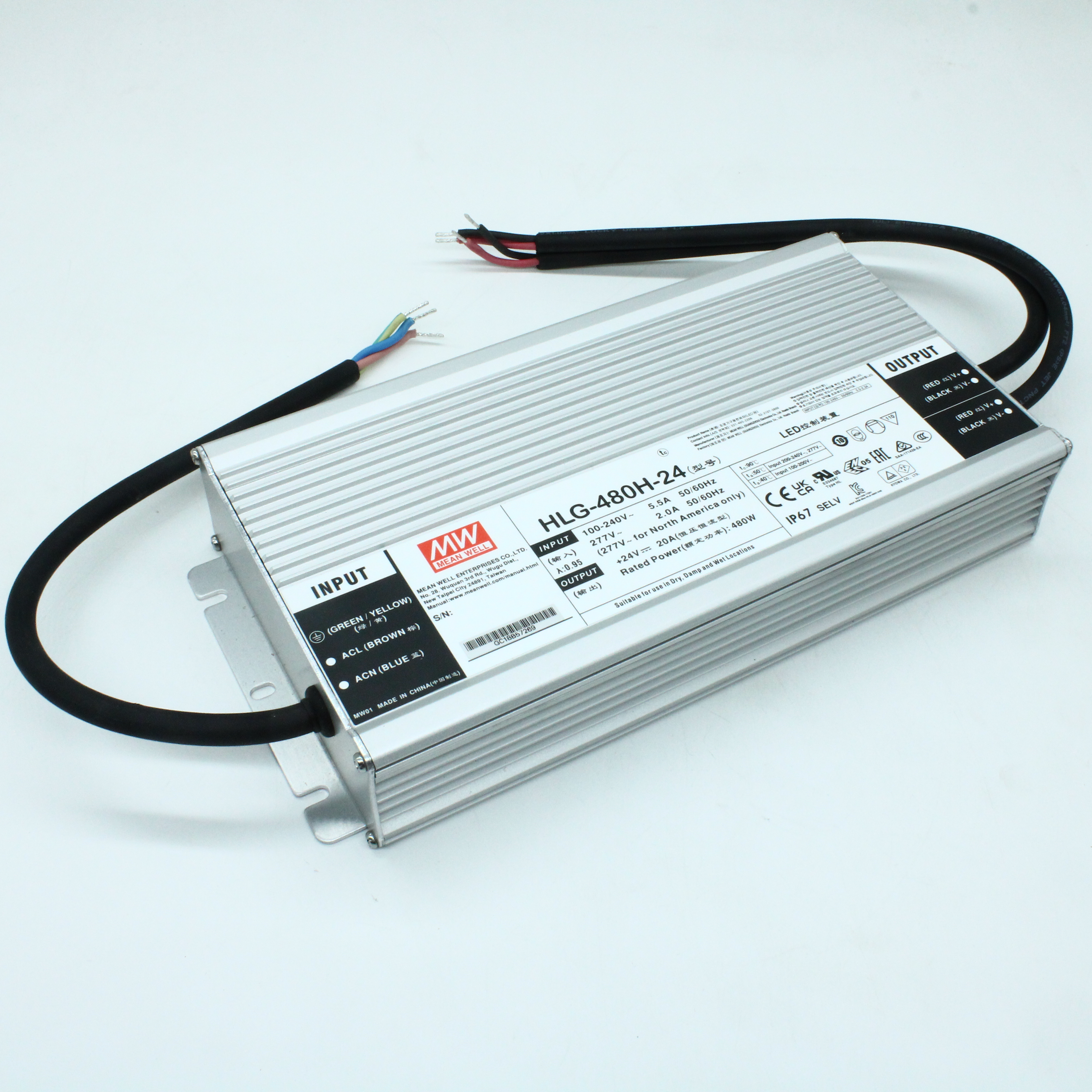 HLG-480H-24 - Mean Well