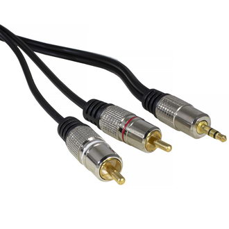 STEREO 3,5 MM - 2 RCA GM 1.5M - RUICHI