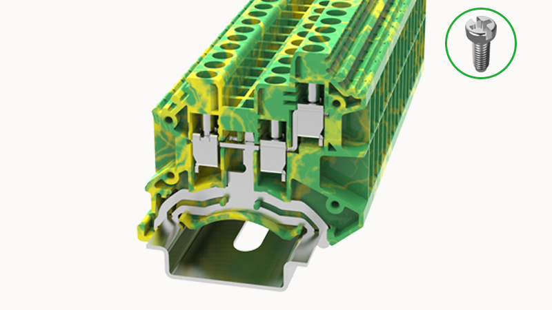 Купить Заземляющая клемма DC4-TW-PE-01P-1C Degson оптом в Москве