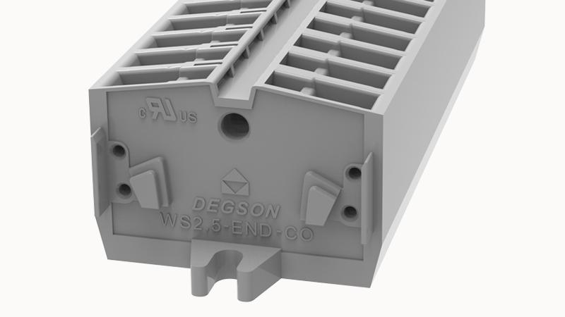 Проходная клемма WS2.5-END-CO-01P-11 - Degson