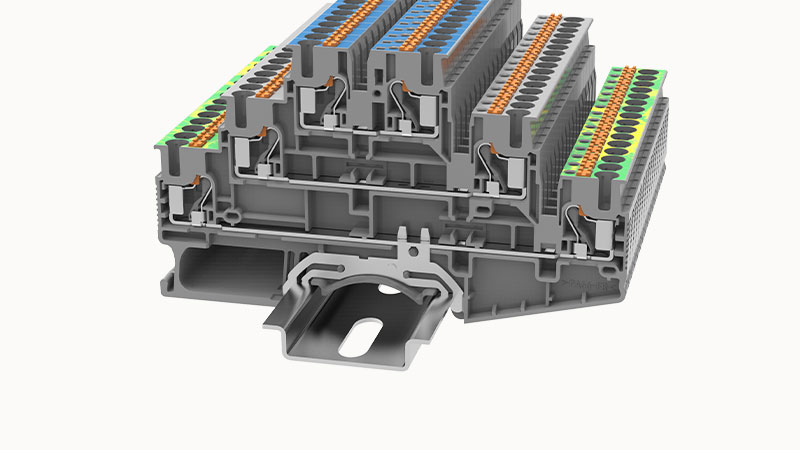 Этажная клемма DS2.5-3L-L/N/PE-01P-11 - Degson