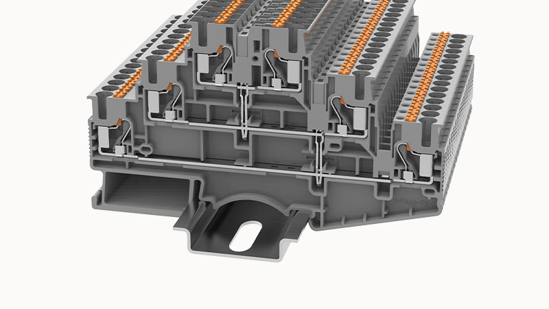 Этажная клемма DS2.5-3L-PV-01P-11 - Degson