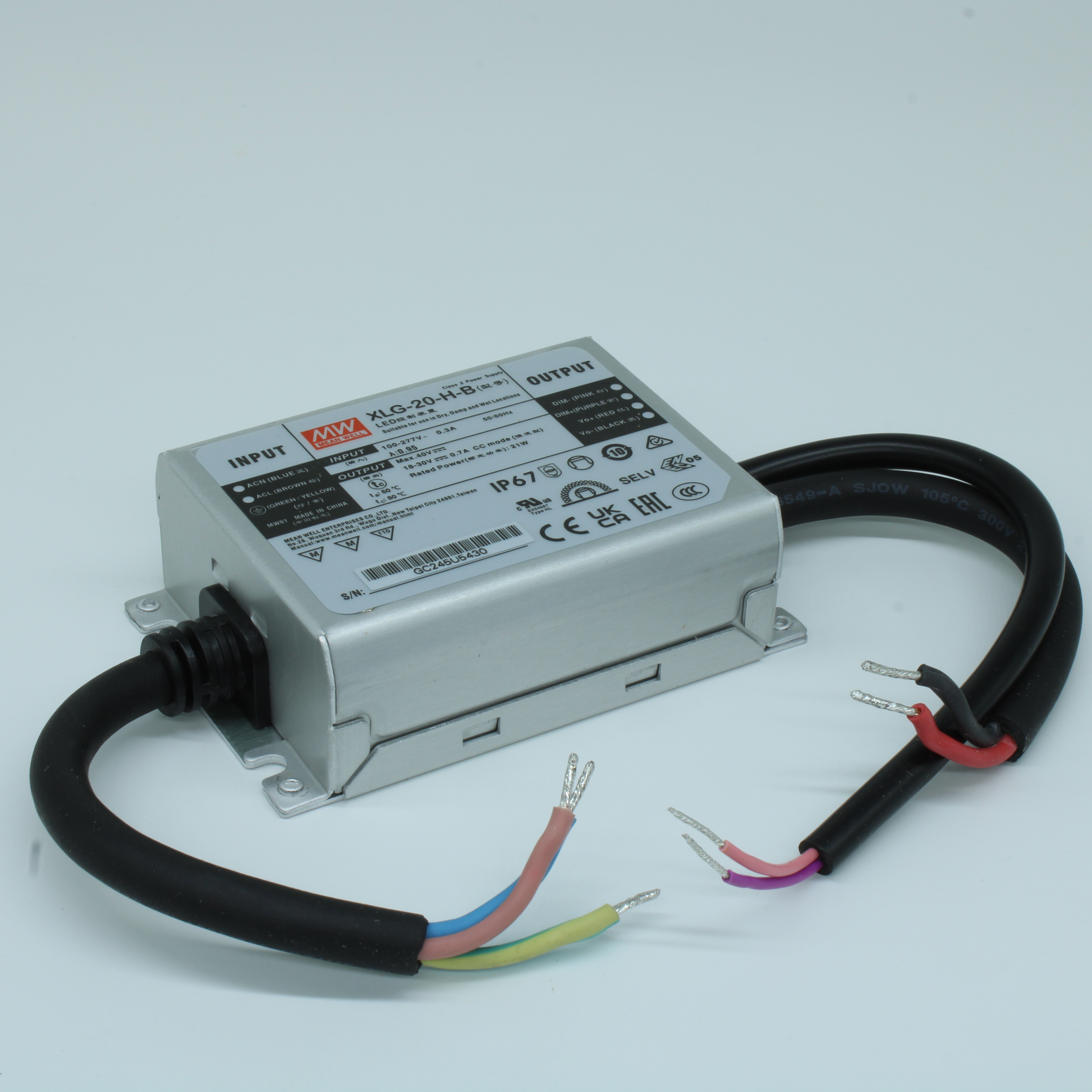 XLG-20-H-B - Mean Well