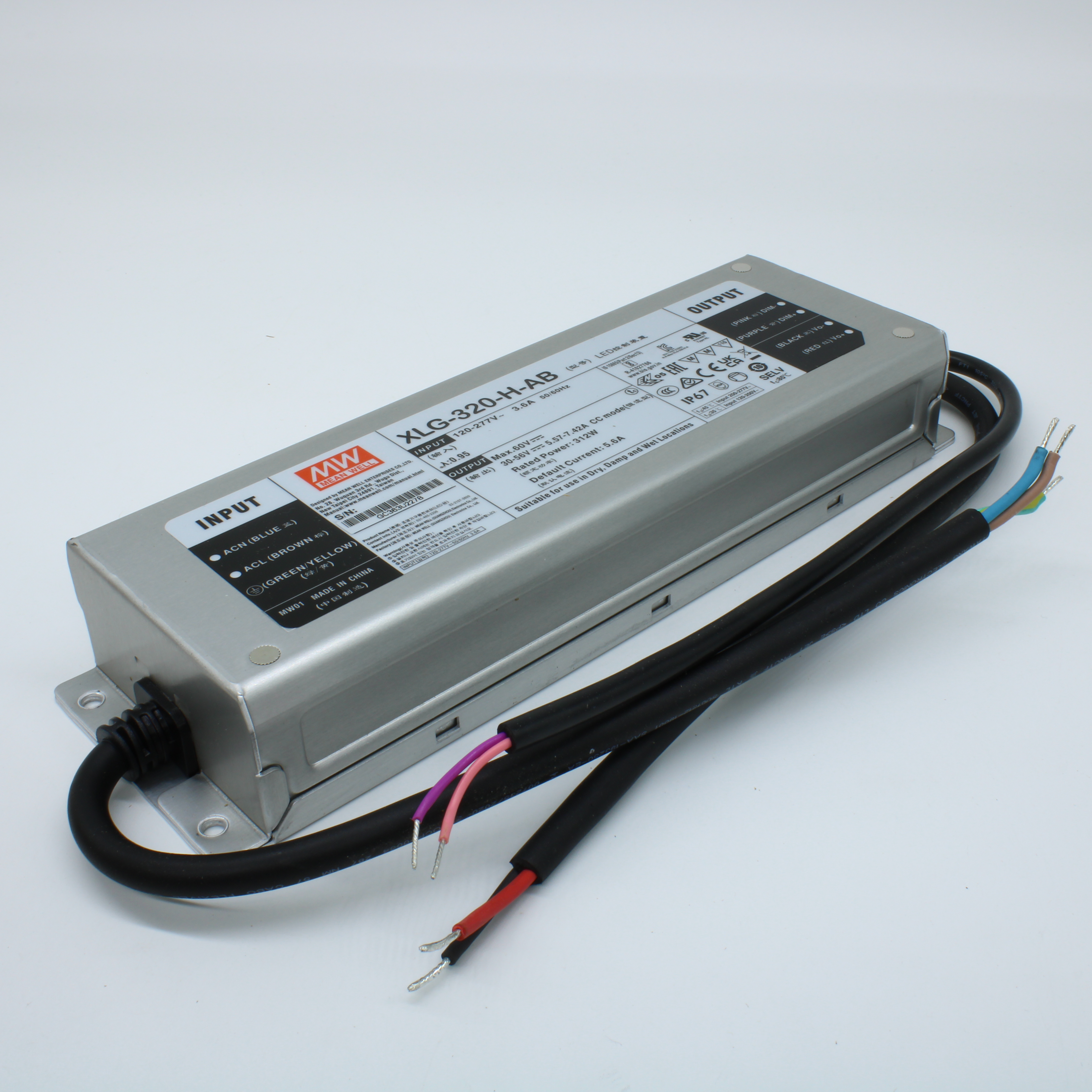 XLG-320-H-AB - Mean Well