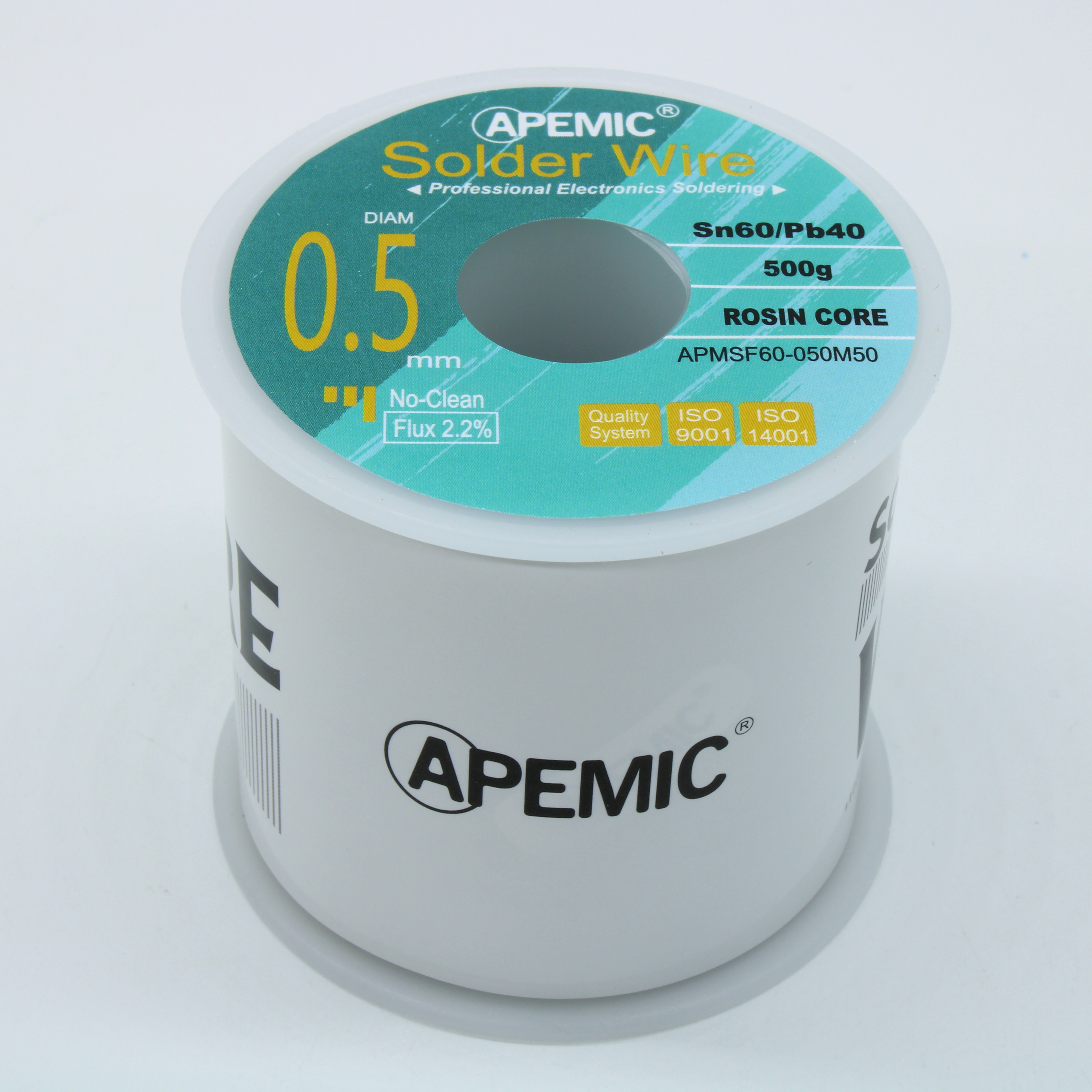 Припой Sn60Pb40 ROL0 0.5мм 500гр - APEMIC