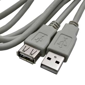 USB2.0 A(M)-USB A(F) G 5M - RUICHI