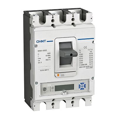 Выключатель автоматический 3п 63А 100кА NM8N-250H EM с электрон. расцеп. LCD CHINT 271402 - CHINT