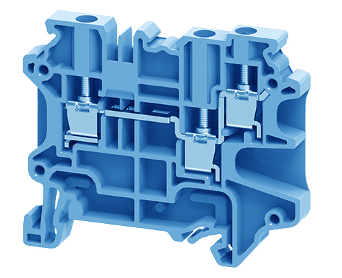 Проходная клемма CY4/3BU - ConnectWell