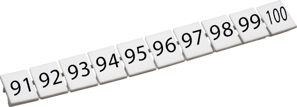 Маркировка для клемм CA509/K5/H/91-100 - ConnectWell