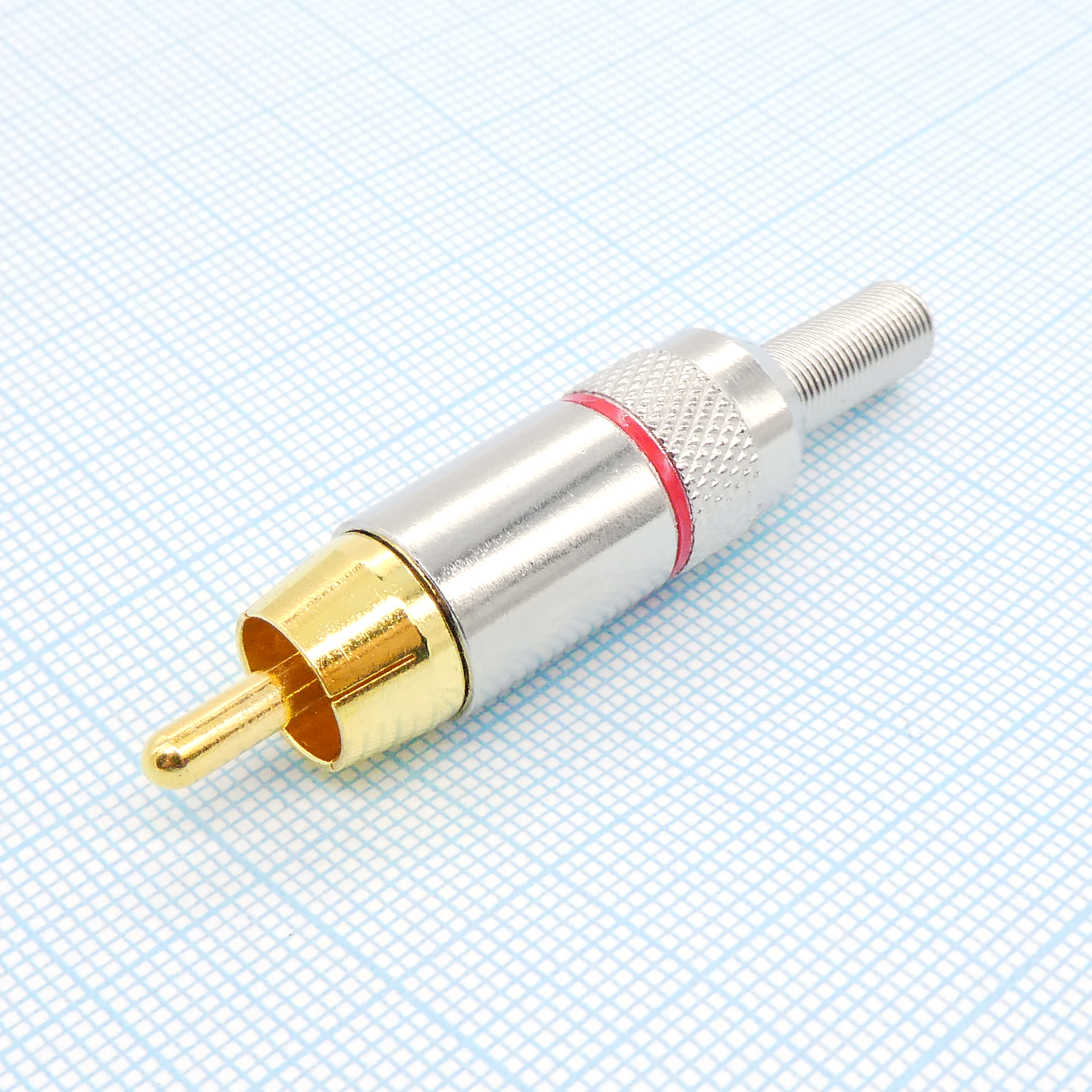 RCA278 Gold штырь с хв. RG59 - .
