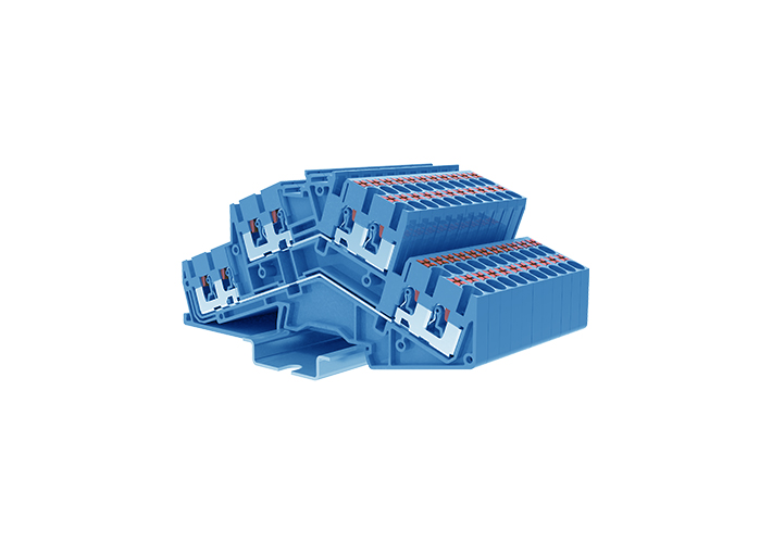 Этажная клемма TPDS2.5-4-BU - SUPU