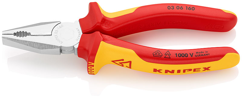 Диэлектрические пассатижи KN-0306160SB - Knipex
