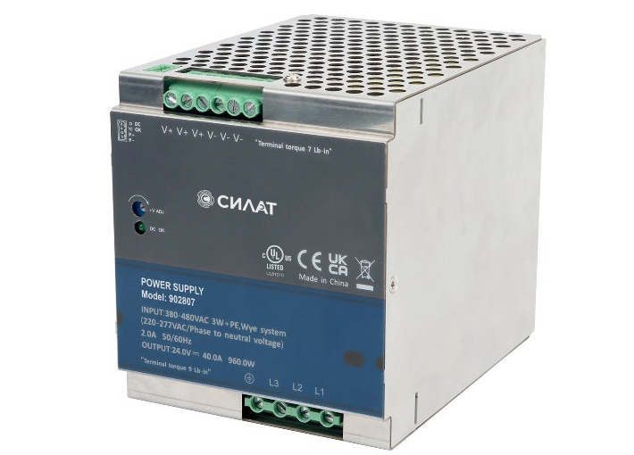 Источник питания 24 V DC/40 A, 902807 - Силат