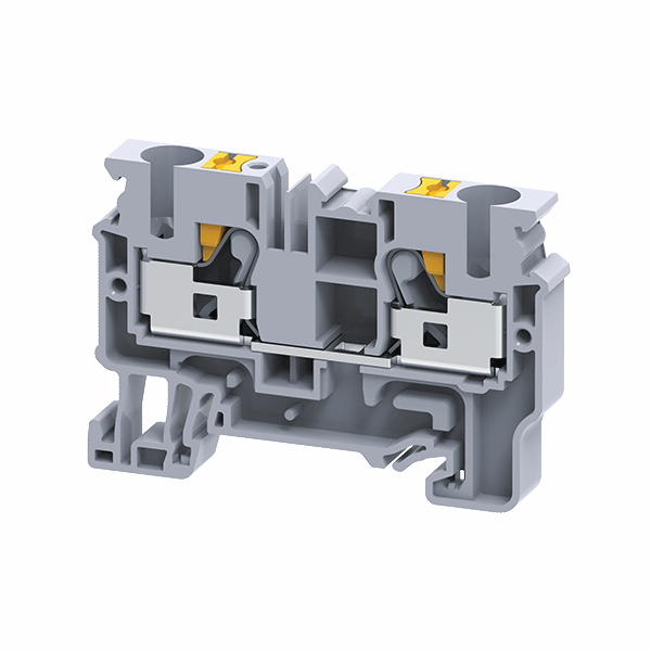 Клемма проходная 10 кв.мм push-in OptiClip CP-10-I-57A-(0,5-10)-серый 331842 - КЭАЗ