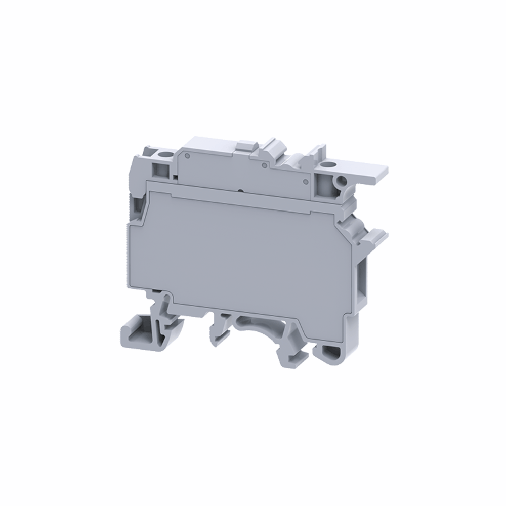 Клемма для предохранителей винтовая OptiClip CF-4-HESI-(5x20)-6,3A-(0,2-6)-серый (100шт/уп) 289796 - КЭАЗ