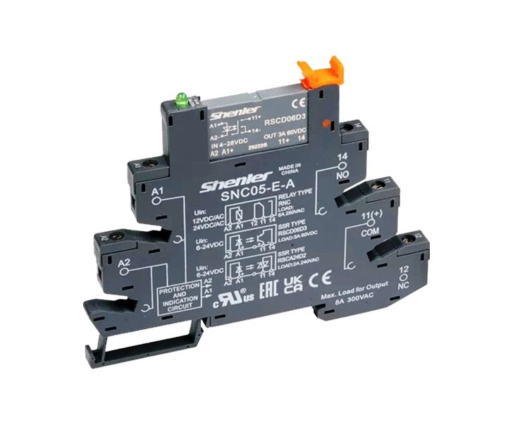 Реле с колодкой RSCD06D3+SNC05-E-AR - SHENLER