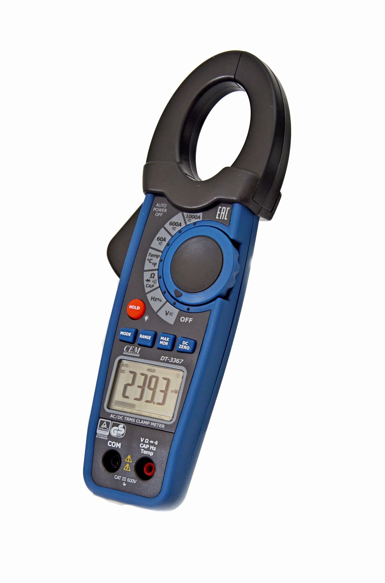 DT-3367  Клещи электроизмерительные True RMS - CEM