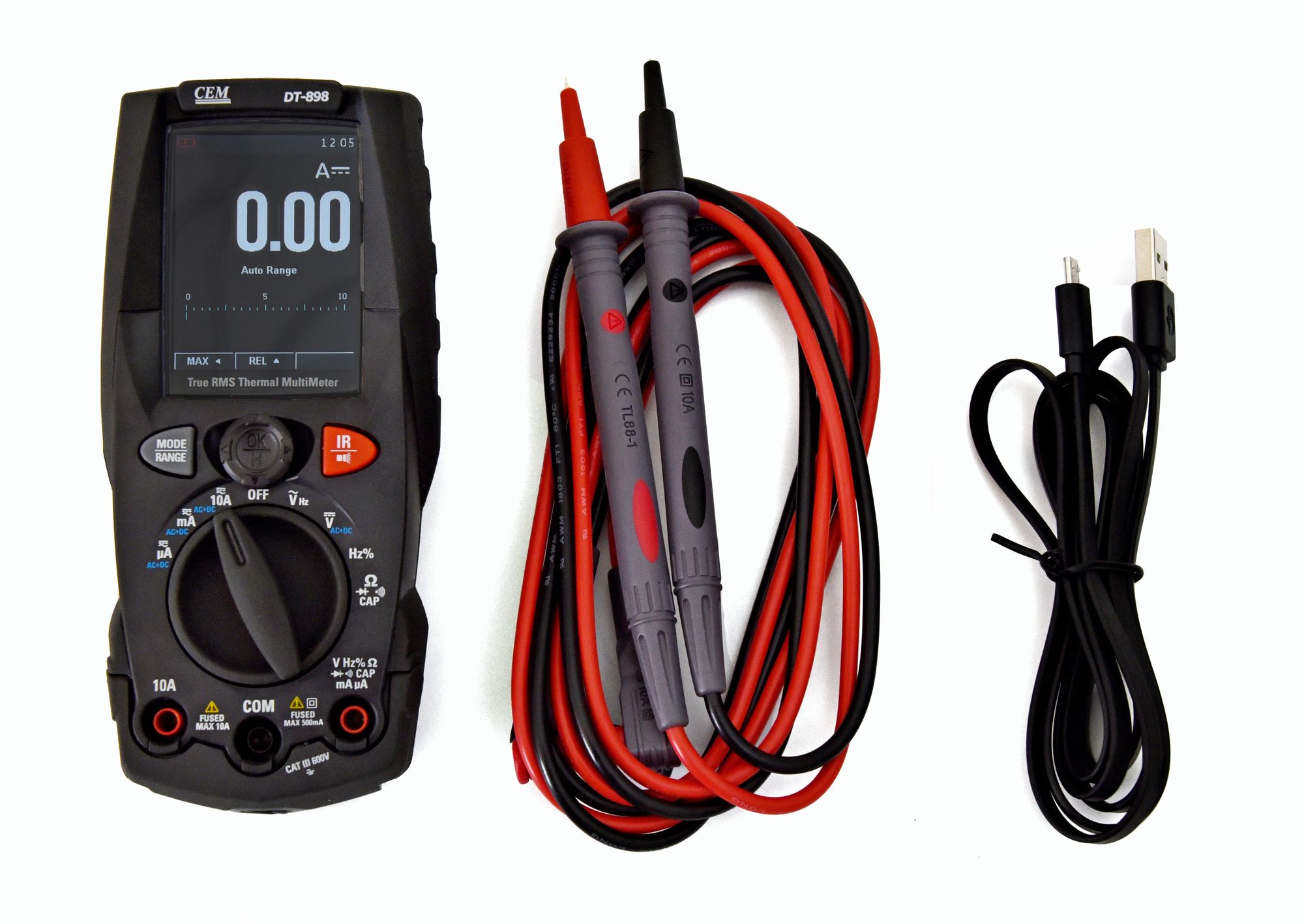 DT-898 Мультиметр TRMS с встроенным тепловизором - CEM