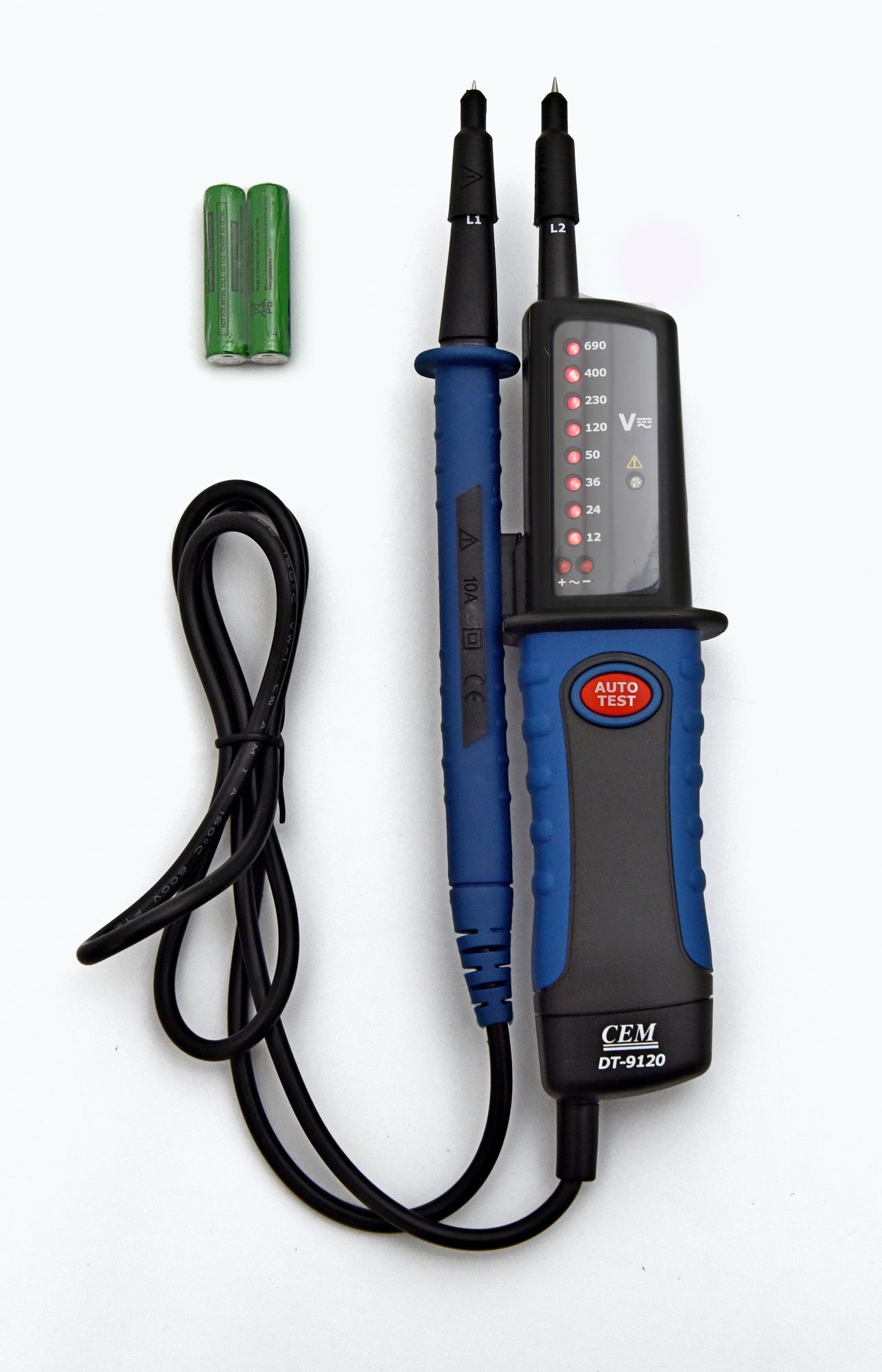 DT-9120 Указатель напряжения и правильности подключения - CEM