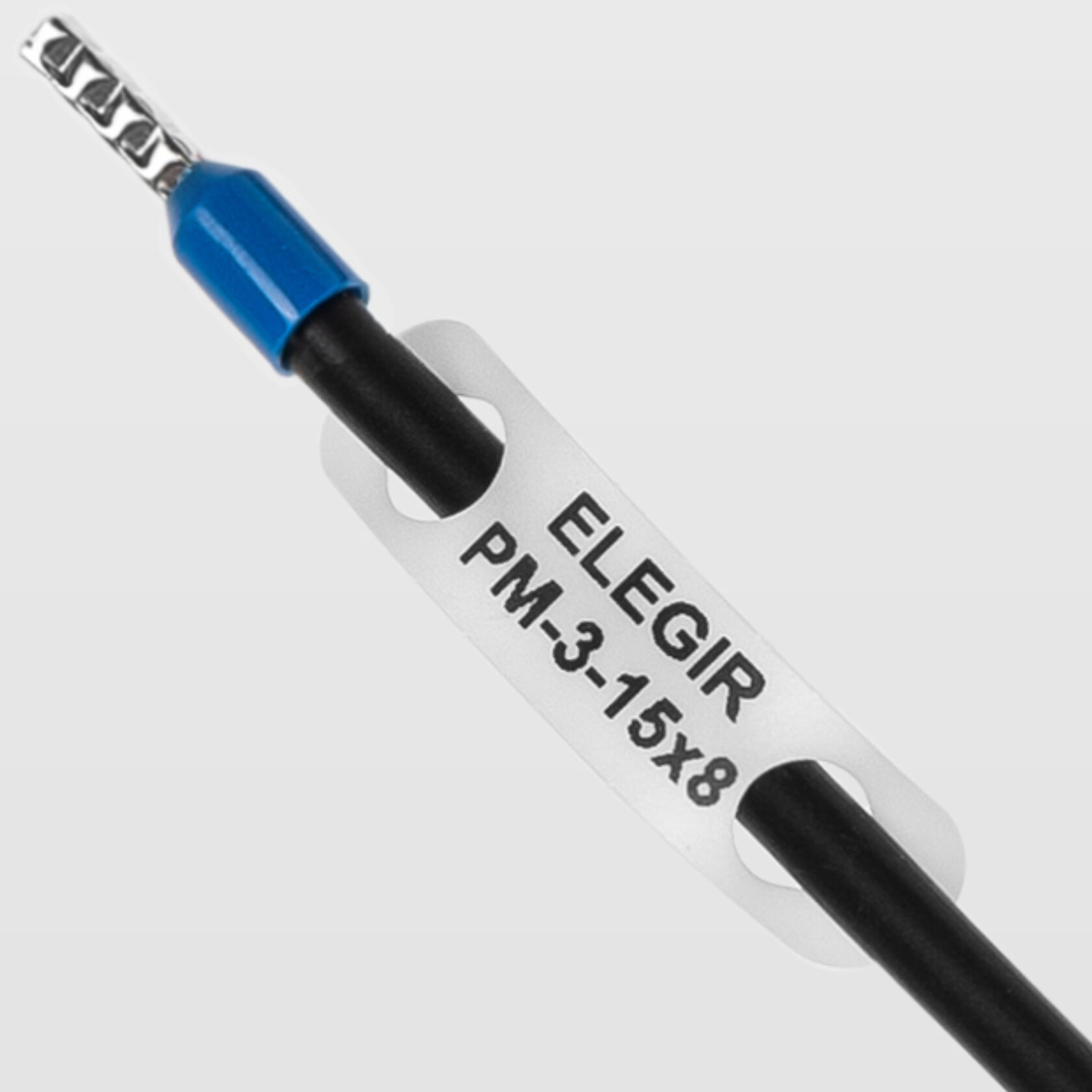 Маркер продеваемый PM-3-15x8 W - Элегир Маркинг