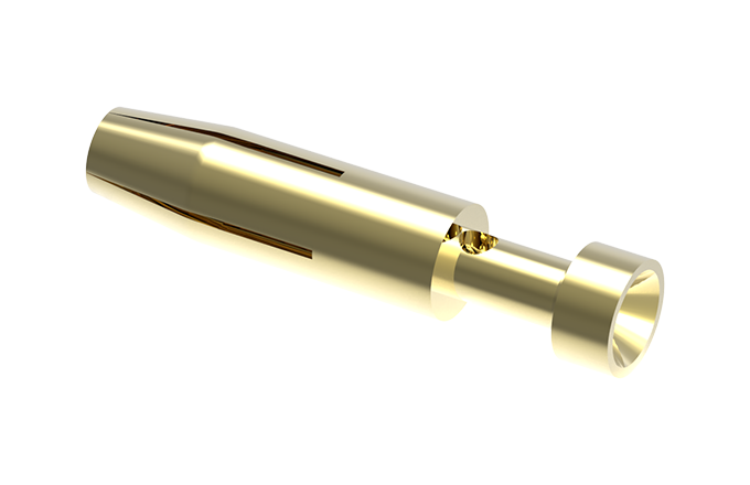 Розеточный обжимной контакт (Au) SCGF-016-0.75 - SUPU