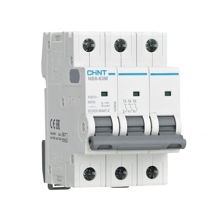 Выключатель автоматический NB8-63M 3п 25А 12In (D) CHINT 320844 - CHINT