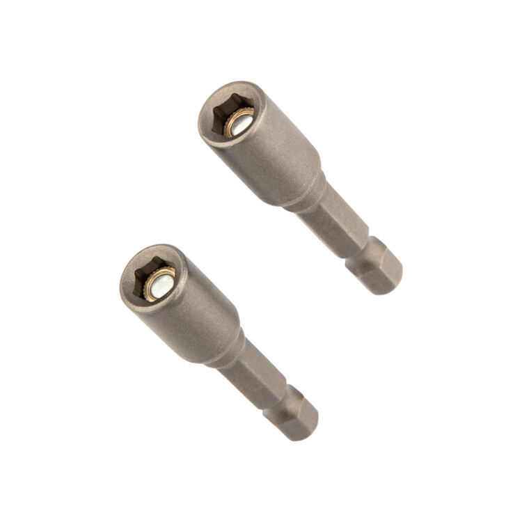 Ключ-насадка магнитная 1/4" 6х48 мм (2 шт./уп.) KR-92-0400-1 - Kranz