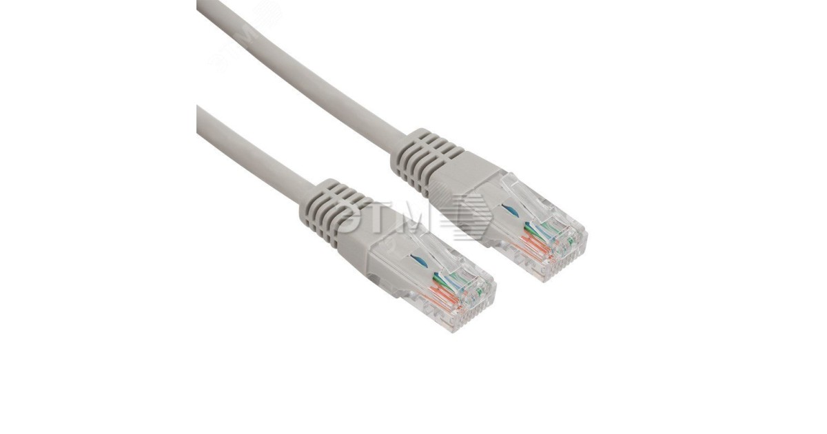 Купить Шнур коммутационный, патч-корд U/UTP RJ45-RJ45, CAT 5e, ZH нг(А)-HF, серый, 1,5м 18-8004 Rexant оптом в Москве