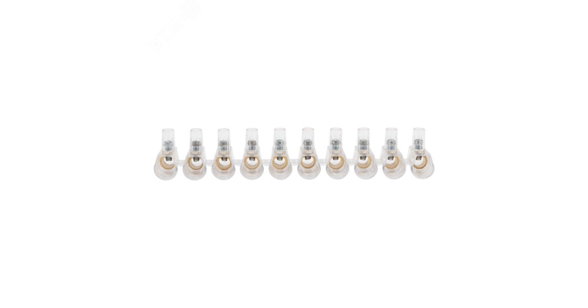 Купить Концевой зажим винтовой изолированный КЗВИ 6 мм? (10х1) (10 шт./уп.) 07-5709 Rexant оптом в Москве