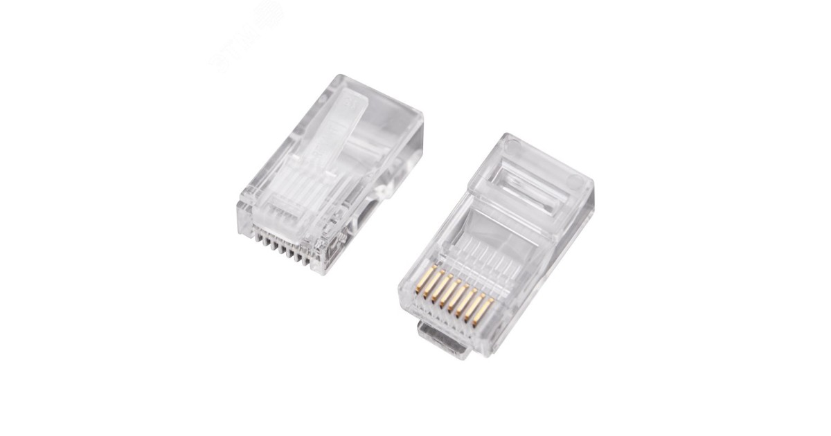 Купить Джек компьютерный RJ45 (8P8C) кат.5E 05-1021 Rexant оптом в Москве