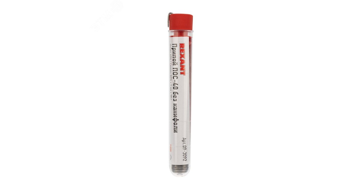 Купить Припой ПОС-40   1.0мм  10гр. колба Rexant оптом в Москве