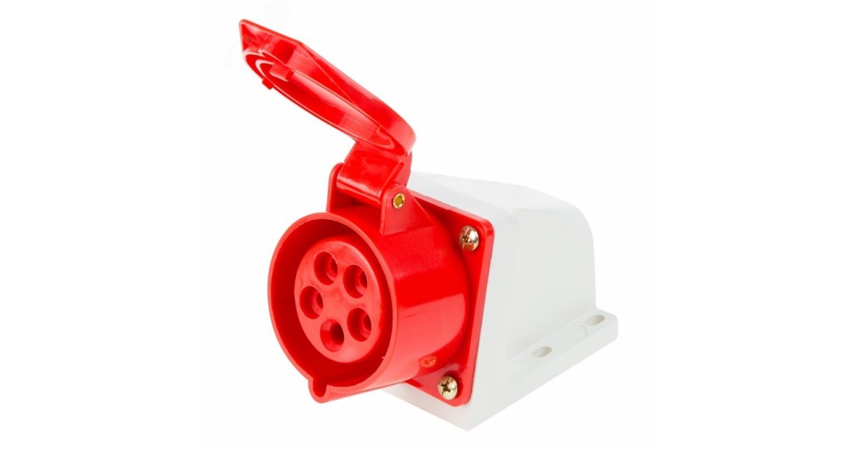 Купить Розетка стационарная 115 16А 3Р+РЕ+N 380В IP44 11-8911 Rexant оптом в Москве