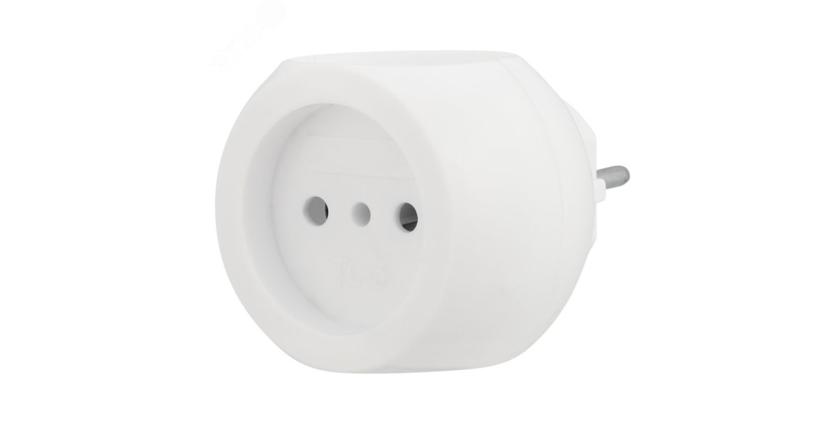 Купить Разветвитель 3-м 6А IP20 Шар 220В бел. 11-1063 Rexant оптом в Москве