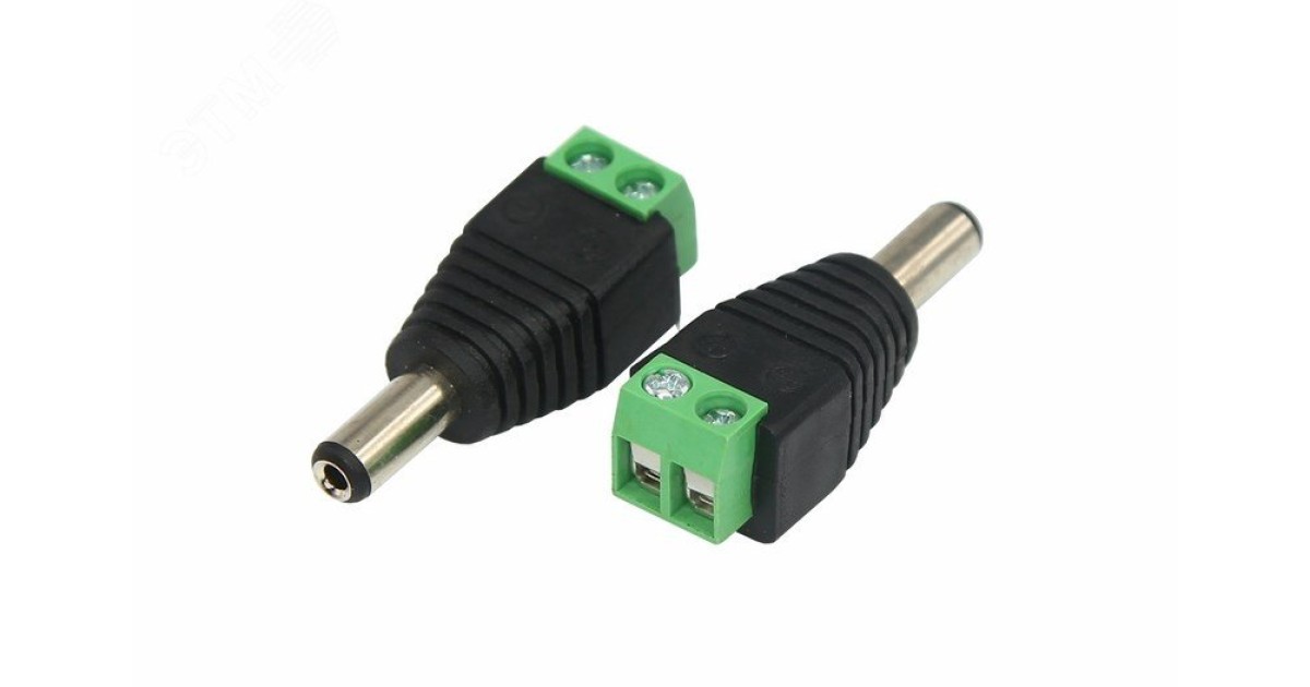 Купить Разъем питания DC штекер 2,1х5,5мм с клеммной колодкой 14-0314 Rexant оптом в Москве