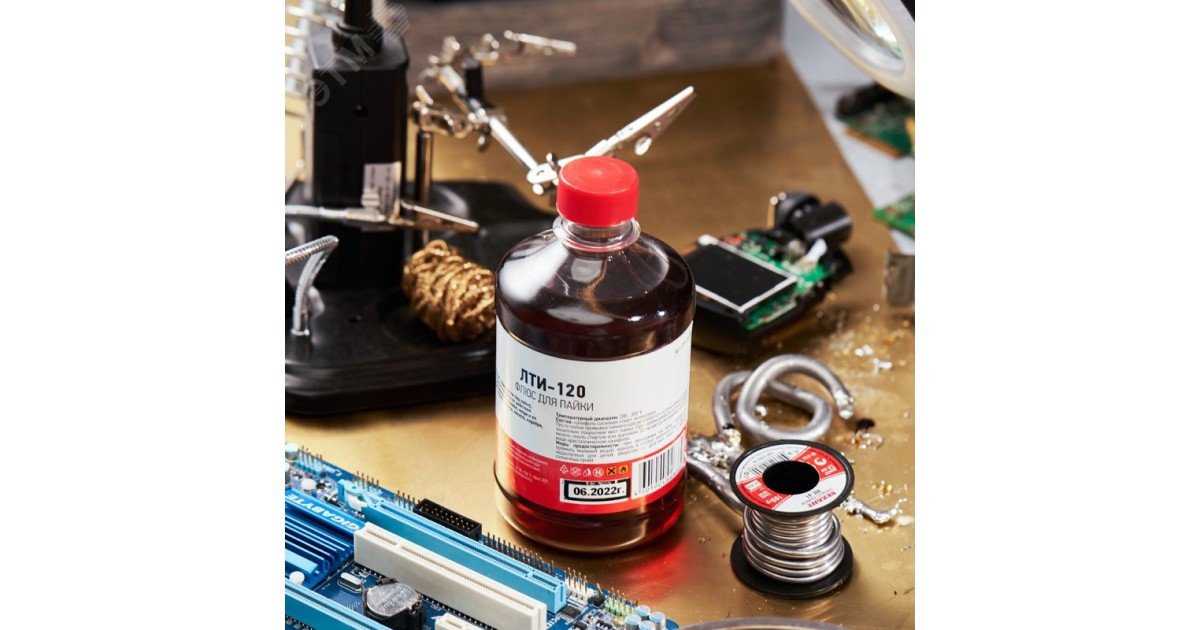 Купить Флюс  ЛТИ-120  500мл. флакон Rexant оптом в Москве