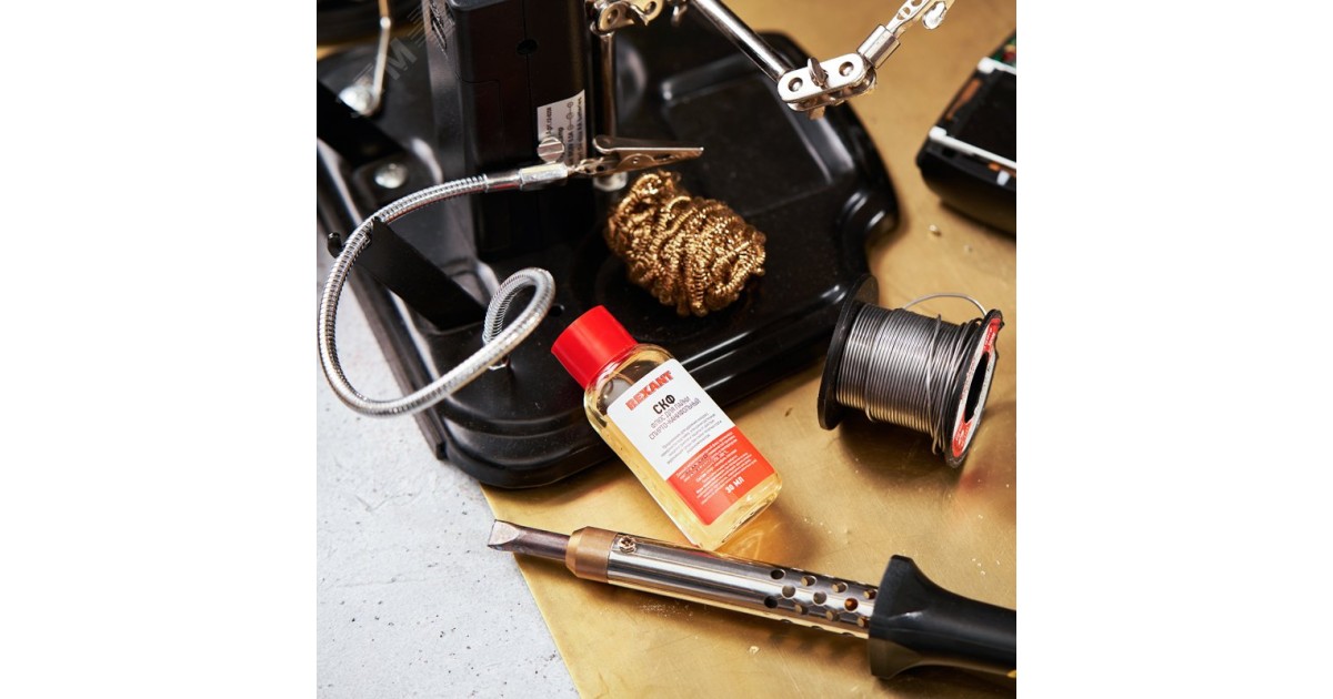 Купить Флюс для пайки СКФ спирто-канифольный 30мл 09-3640 Rexant оптом в Москве