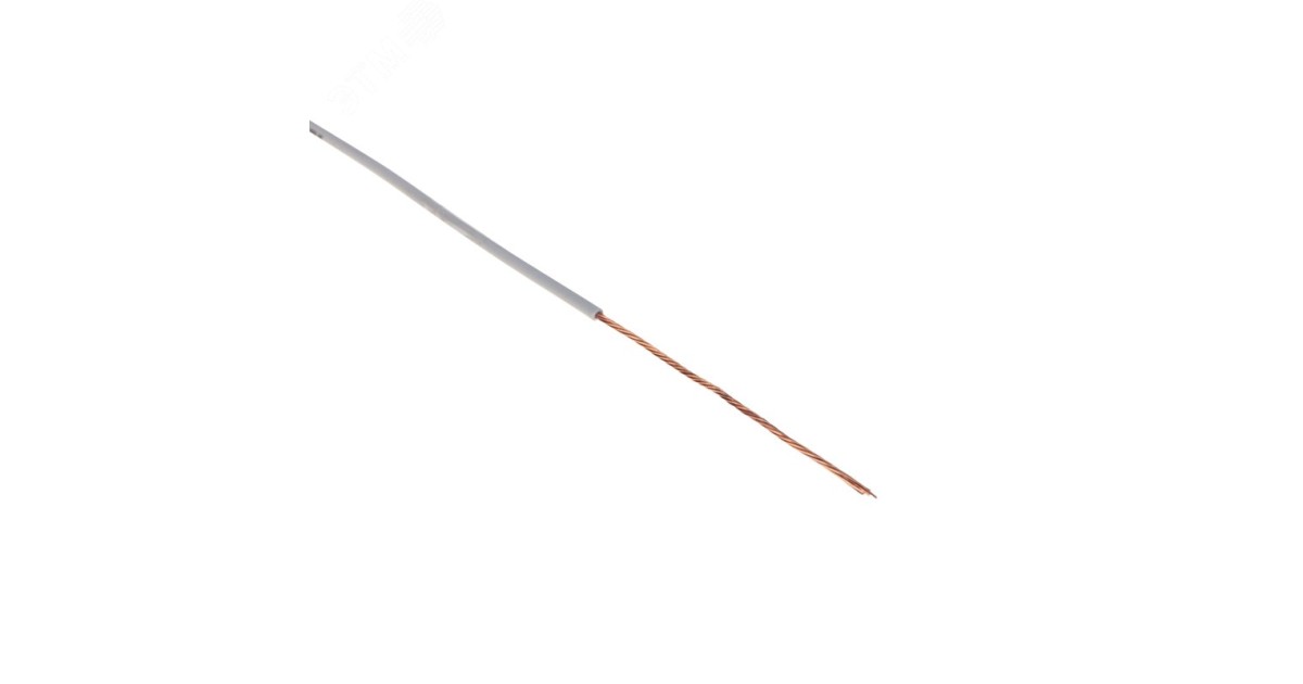 Купить Провод ПГВА 1х0,50мм2, белый, бухта 100м Rexant оптом в Москве