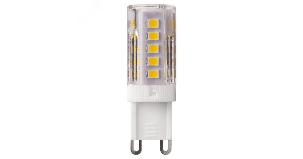 Купить Лампа светодиодная LED 5Вт G9 300Лм белый 220V/50Hz БЛИСТЕР 2 шт. 1036650B Jazzway оптом в Москве
