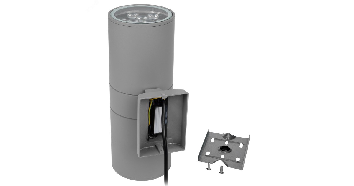 Купить Светильник светодиодный ДБУ-2х9Вт архитектурный   IP65 6500К 1620Лм серый 2857941B Jazzway оптом в Москве