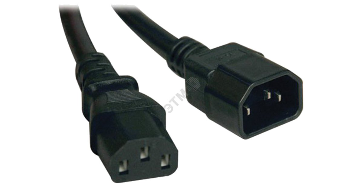 Купить Кабель подключения PDU ITK 3х1.5 2м с разъемами С13 - С14 PC-C13C14-2M IEK оптом в Москве
