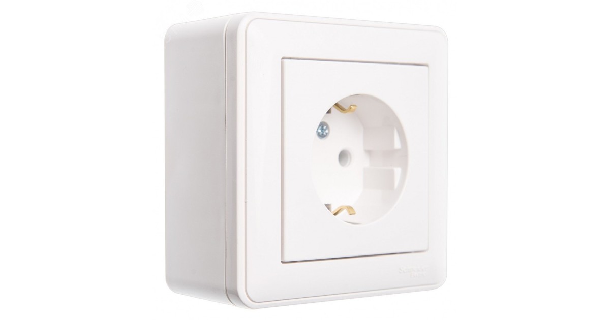 Купить W59 КОРОБКА подъемная для наружного монтажа с рамкой 1-местная, БЕЛЫЙ C2 KP-152-18 Systeme Electric оптом в Москве